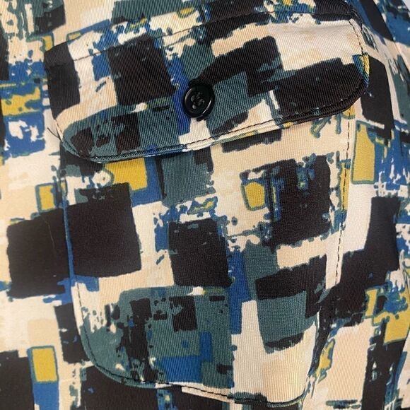 Verve Ami Pullover 3/4 Sleeves V-Neck Large Tunic Top - Picture 4 of 7